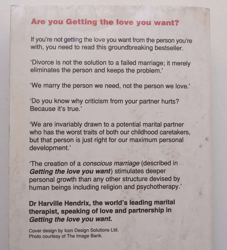 Getting the Love You Want: A Guide for Couples | Harville Hendrix