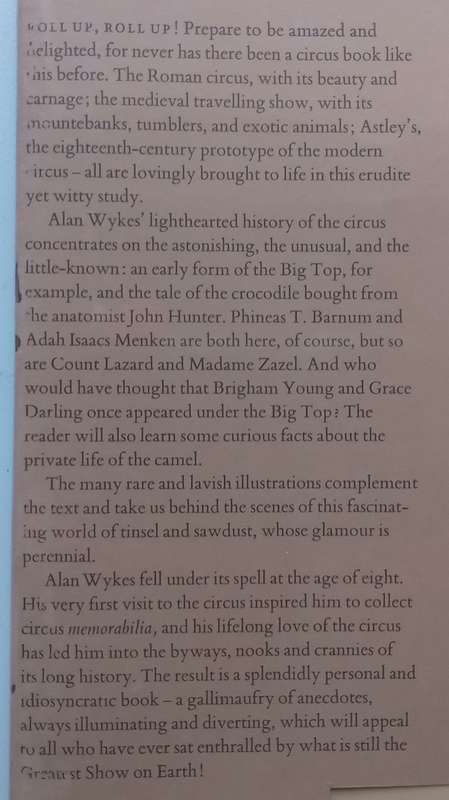 Circus! An Investigation Into What Makes the Sawdust Fly | Alan Wykes