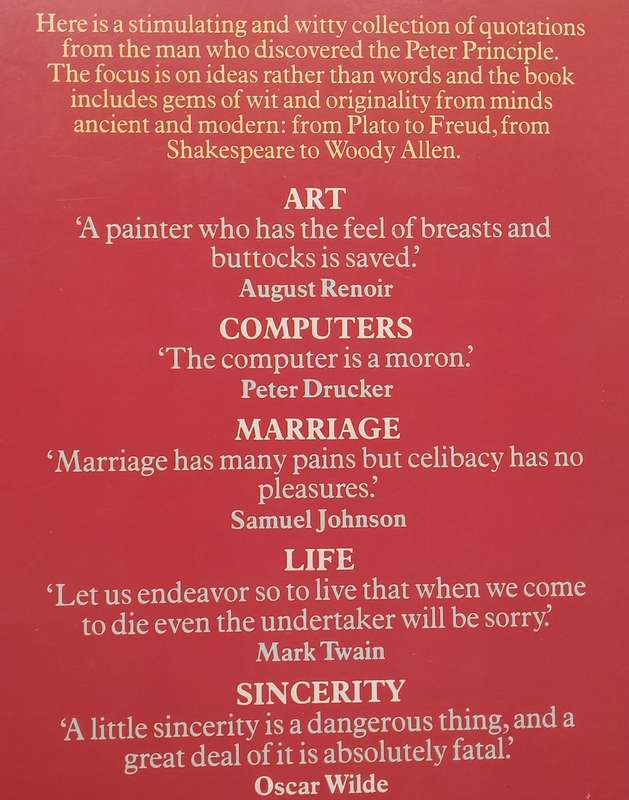 Quotations for Our Time | Dr. Laurence Peter (Ed.)