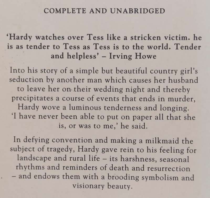 Tess of the DUbervilles | Thomas Hardy