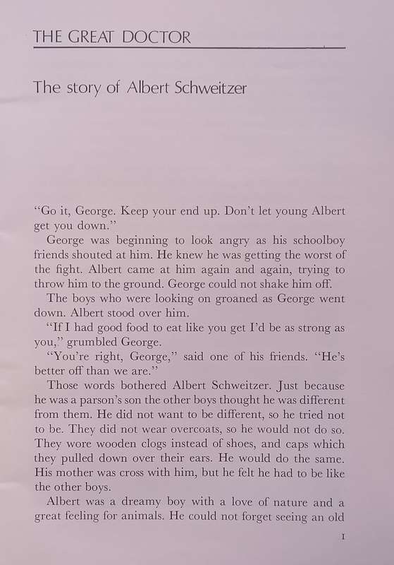 The Great Doctor: The Story of Albert Schweitzer (Faith in Action Series) | Nancy Martin