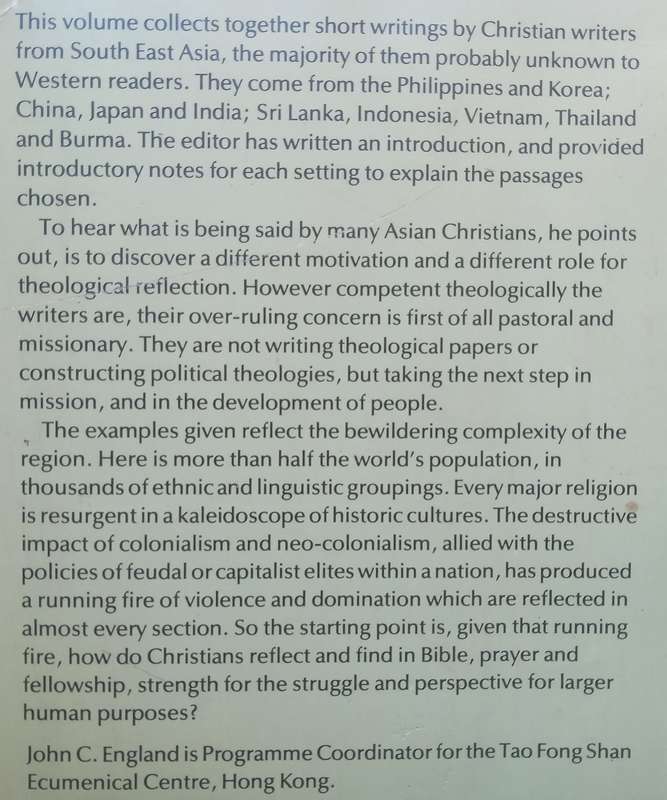 Living Theology in Asia | John C. England (Ed.)