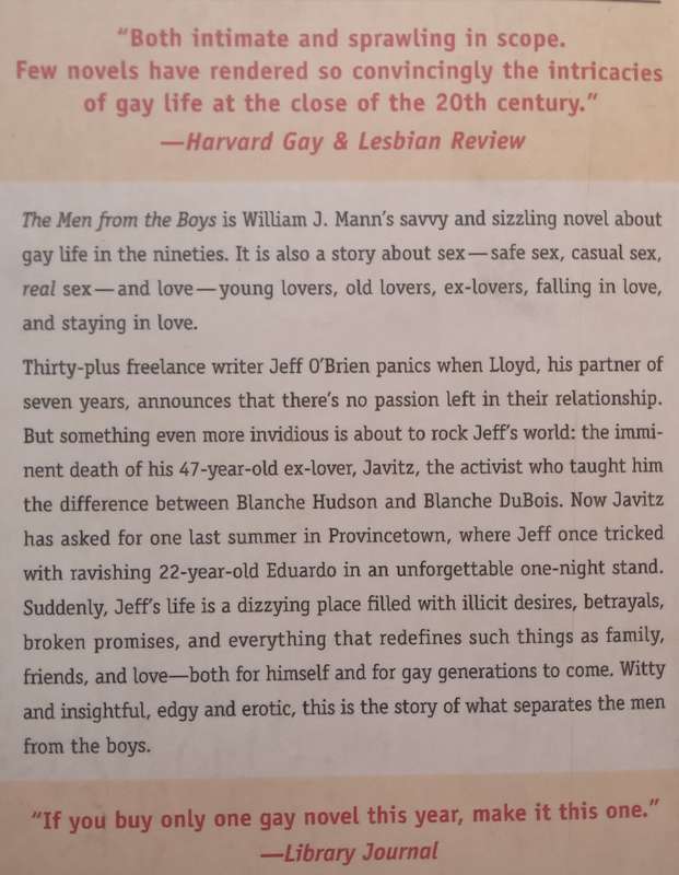 The Men from the Boys | William J. Mann
