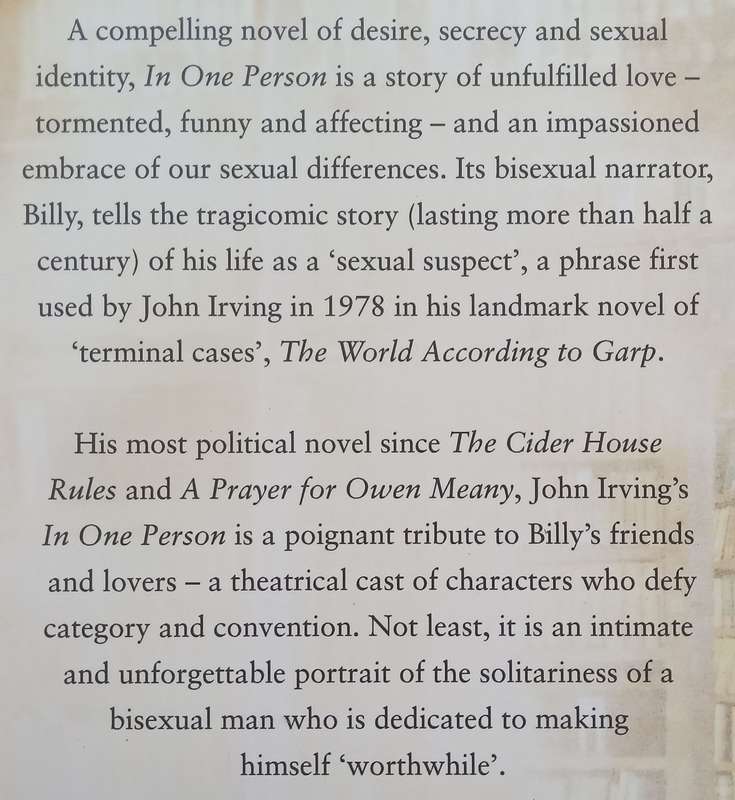 In One Person (Proof Copy) | John Irving
