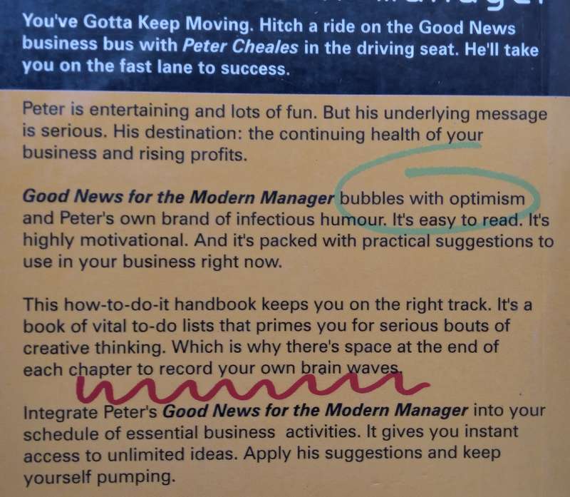 Good News for the Modern Manager | Peter Cheales