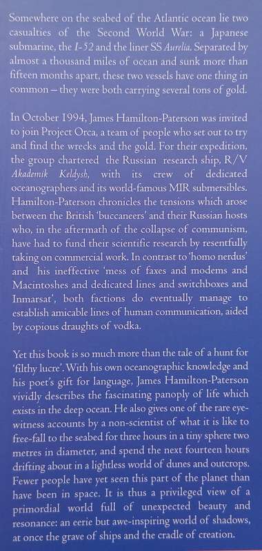 Three Miles Down: A Hunt for Sunken Treasure | James Hamilton-Paterson