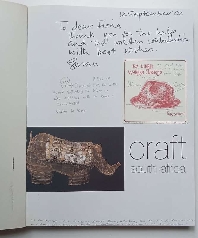Craft South Africa (Inscribed by Co-Author, Scarce in Slipcase) | Susan Sellschop, et al.