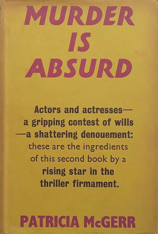 Murder is Absurd (First Edition, 1967) | Patricia McGerr
