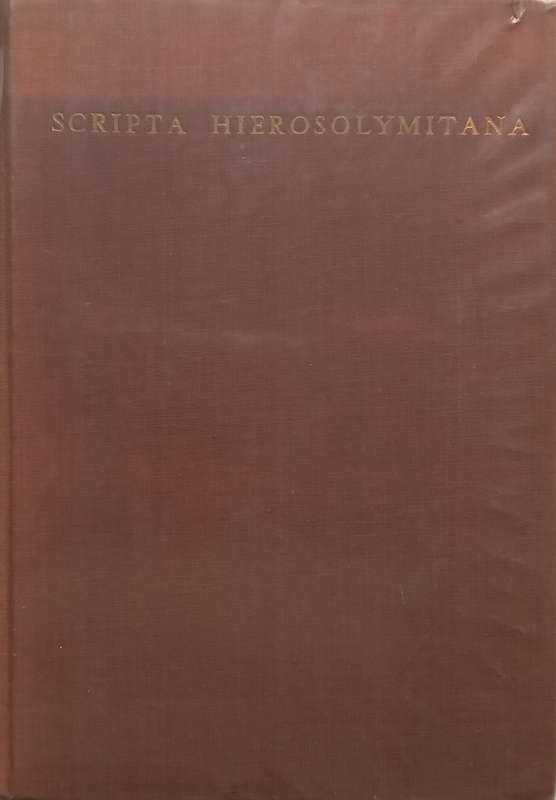 Scripta Hiersolymitana, Vol. 14, Studies in Psychology | Rivka R. Eifermann (Ed.)