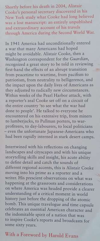 American Journey: Life on the Home Front in the Second World War | Alistair Cooke