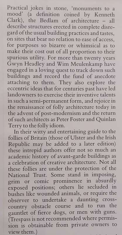 Follies: A National Trust Guide | Gwyn Headley & Wim Meulenkamp