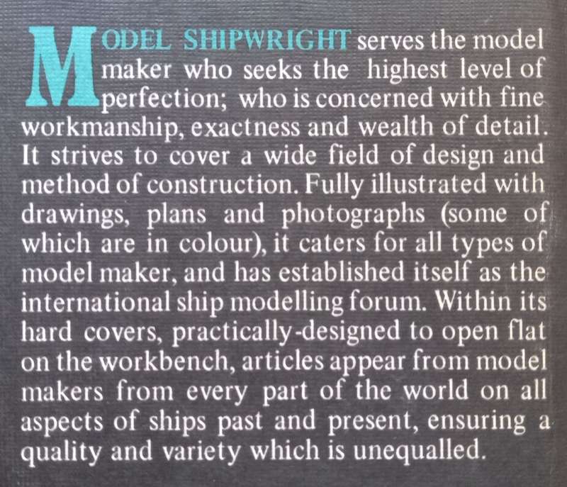 Model Shipwright (Vol. II, No. 1, Autumn 1973)