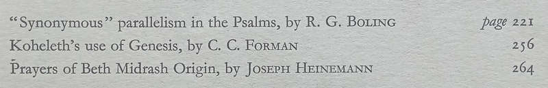 Journal of Semitic Studies (Vol. 5, No. 3, July 1960)