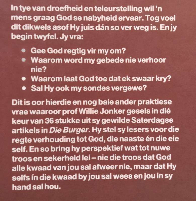 Die Hand Wat My Vashou (Afrikaans) | W. D. Jonker