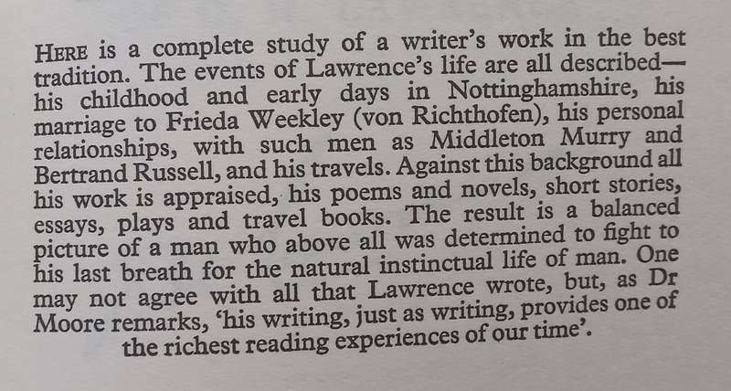 The Life and Work of D. H. Lawrence | Harry T. Moore