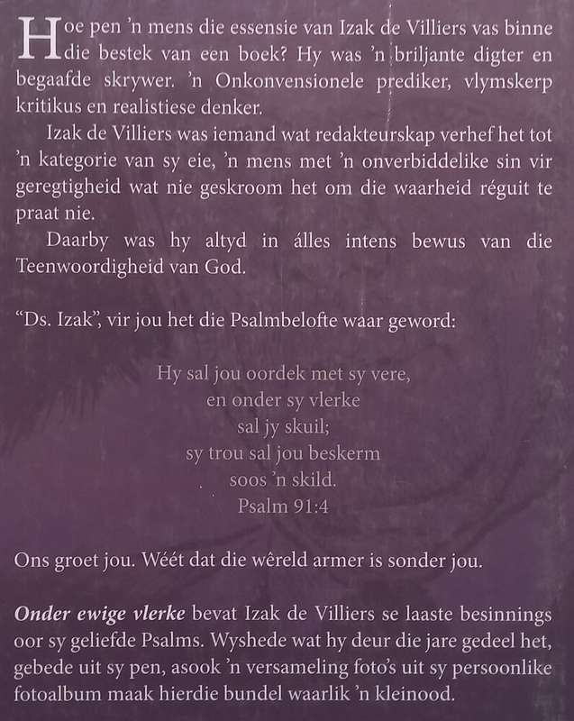Onder Ewige Vlerke: Laaste Gesprekke met God (Afrikaans) | Izak de Villiers