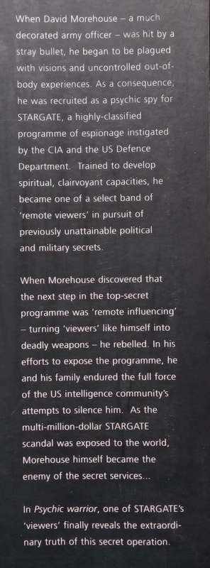 Psychic Warrior: The True Story of the CIAs Paranormal Espionage Programme | David Morehouse
