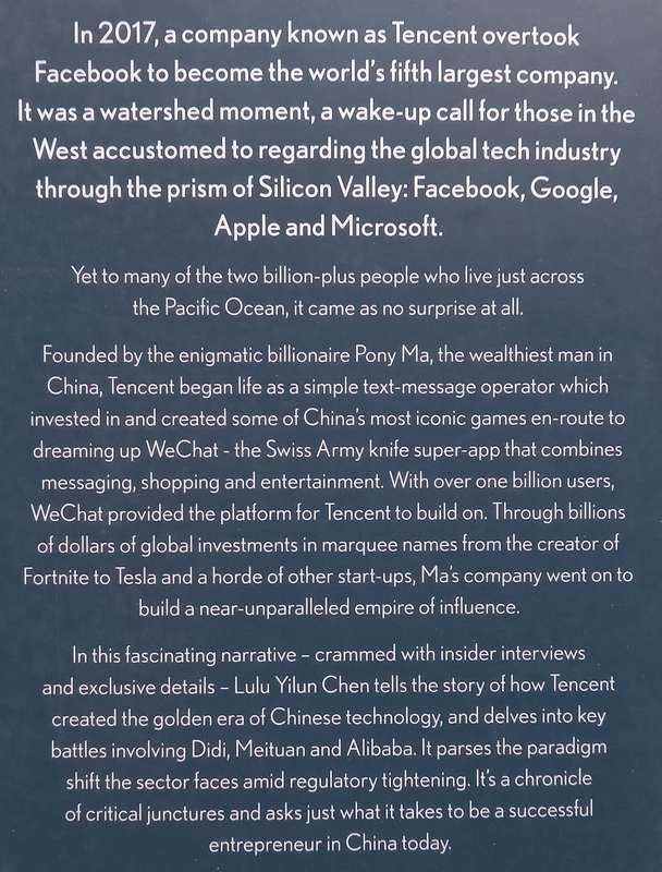 Influence Empire: The Story of Tencent &amp; Chinas Tech Ambition | Lulu Yilun Chen