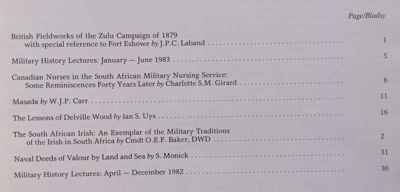 Military History Journal (Vol. 6, No. 1, June 1983)