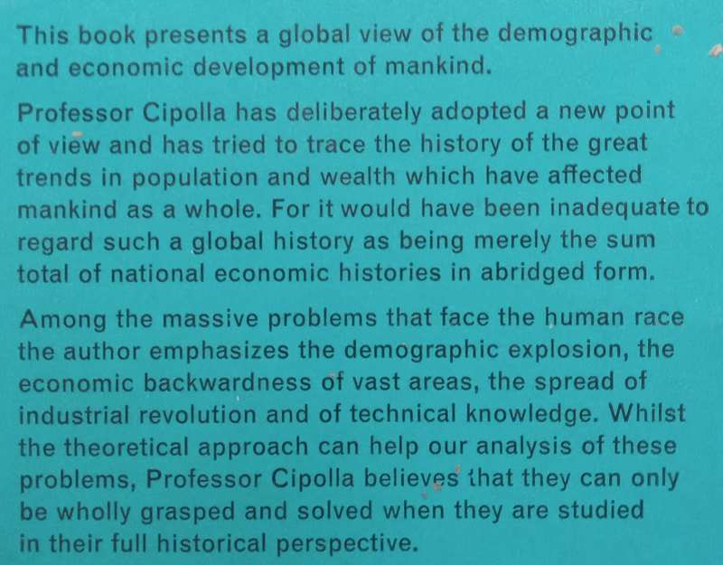 The Economic History of World Population | Carlo M. Cipolla