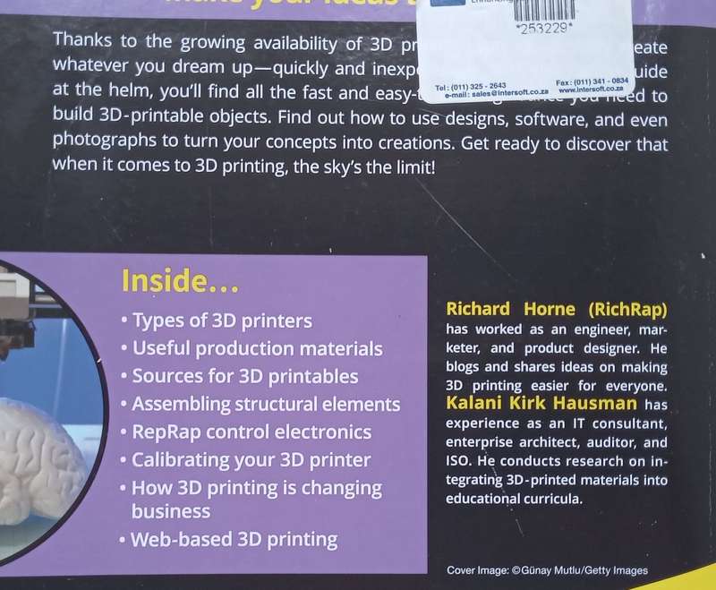 3D Printing for Dummies | Richard Horne & Kalani Kirk Hausman
