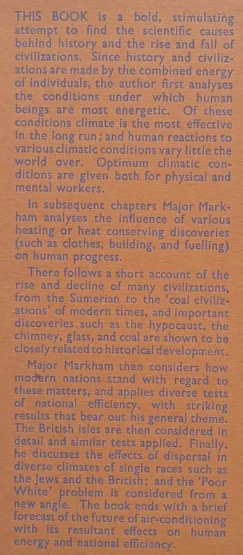 Climate and the Energy of Nations | S. F. Markham