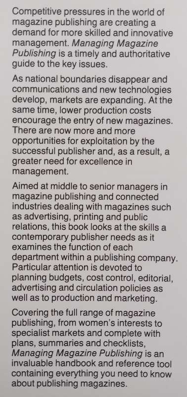 Managing Magazine Publishing | John Wharton