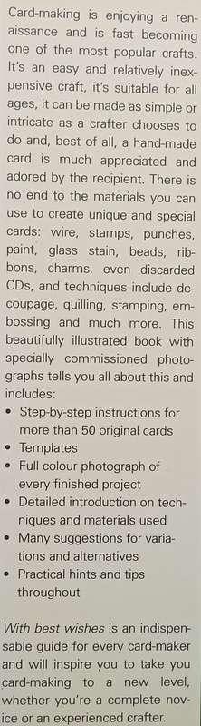 With Best Wishes: Step-by-Step Projects and Creative Ideas foe Hand-Made Greeting Cards | Ronell ...