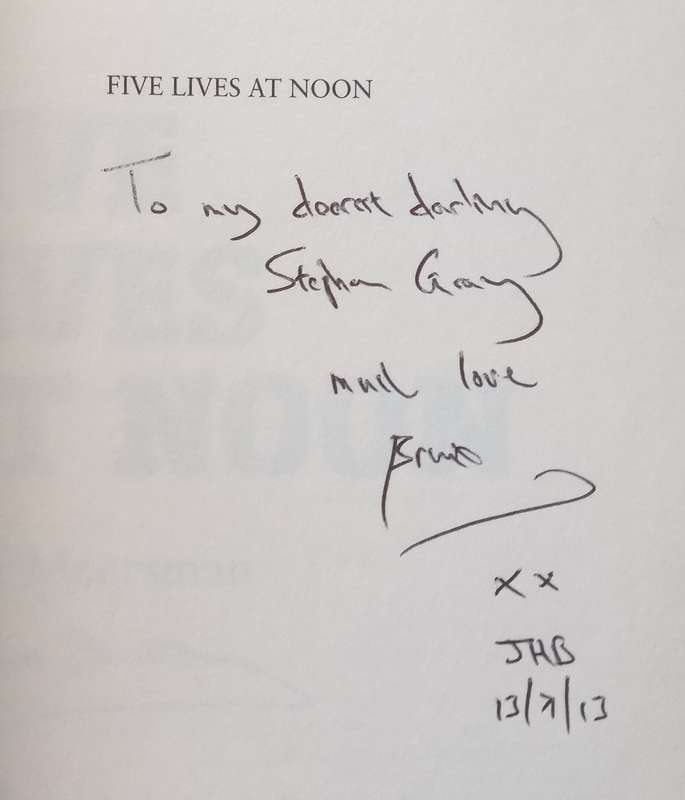 Five Lives at Noon (Inscribed by Author to Stephen Gray) | Brent Meersman