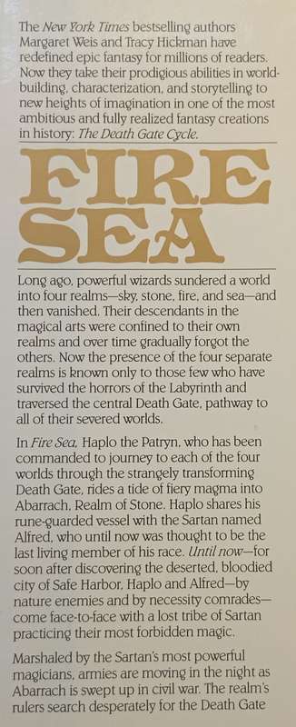 Fire Sea (Death Gate Cycle Volume 3) | Margaret Weis & Tracy Hickman