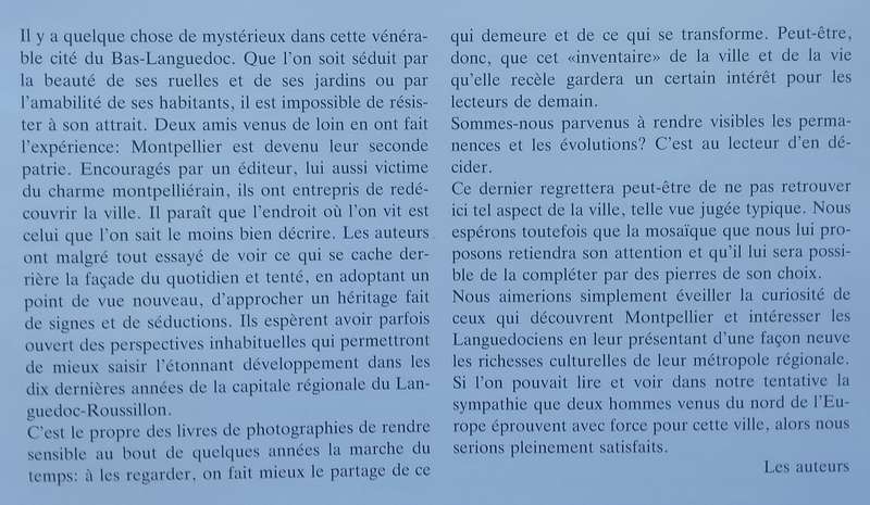 Montpellier a la Croisee des Chemins (French) | Bob ter Schiphorst & Kurt Brenner