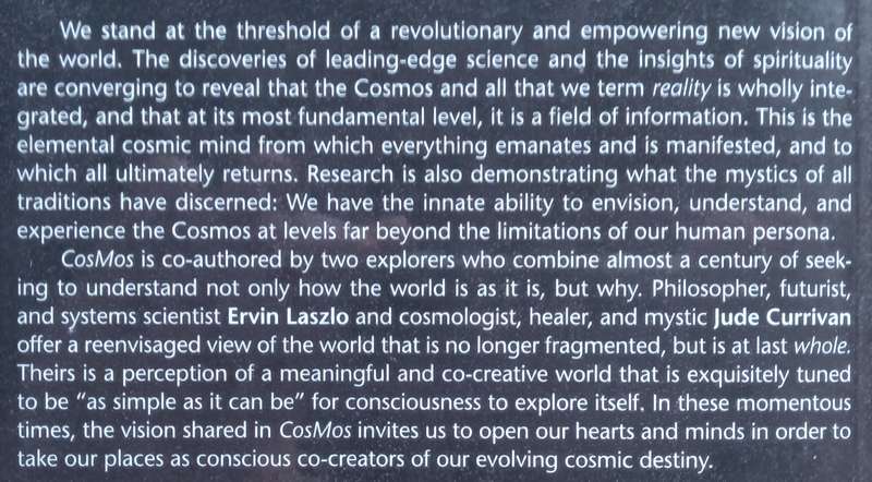 Cosmos: A Co-Creators Guide to the Whole-Earth | Ervin Laszlo & Jude Currivan