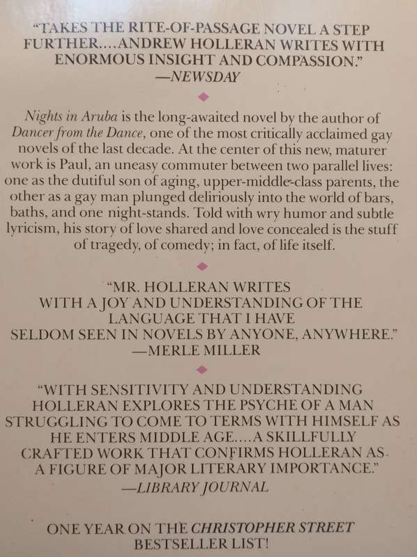 Nights in Aruba | Andrew Holleran
