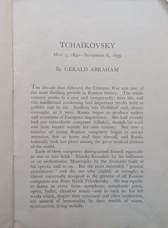Tchaikovsky | Gerald Abraham