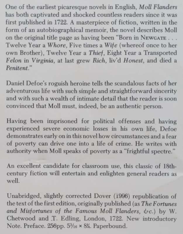 Moll Flanders | Daniel Defoe
