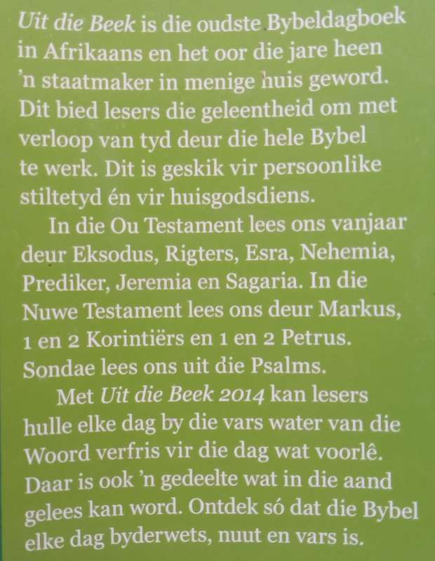 Uit die Beek 2014 (Afrikaans) | Attie van Wijk