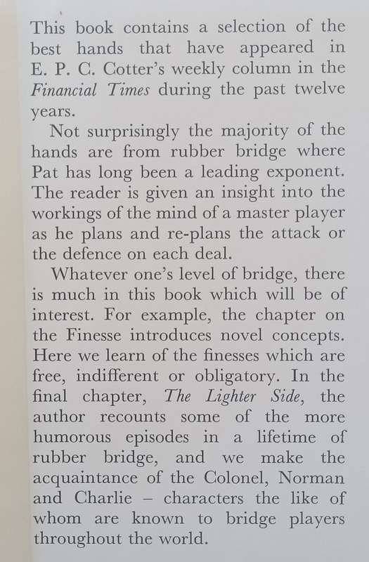 The Financial Times Book of Bridge | E. P. C. Cotter