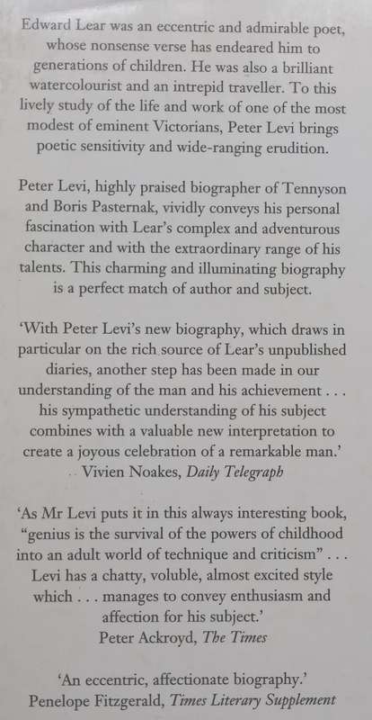 Edward Lear: A Biography | Peter Levi