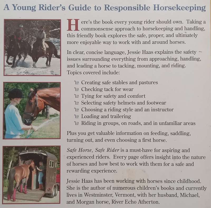 Safe Horse, Safe Rider: A Young Riders Guide to Responsible Horsekeeping | Jessie Haas