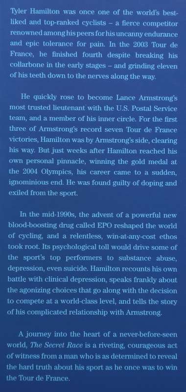 The Secret Race (Hardcover) | Tyler Hamilton & Daniel Coyle