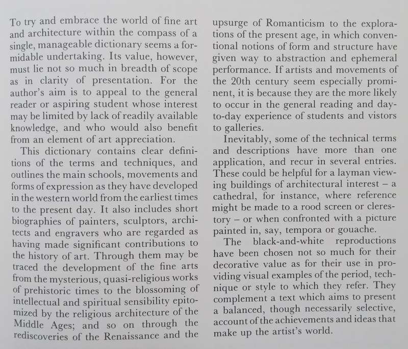 Dictionary of Fine Arts | Denis Thomas