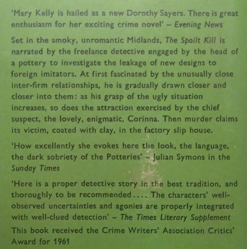 The Spoilt Kill | Mary Kelly