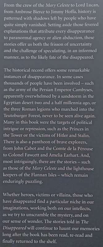 The Disappeared: The Stories of 35 Historical Disappearances from the Mary Celeste to Lord Lucan ...