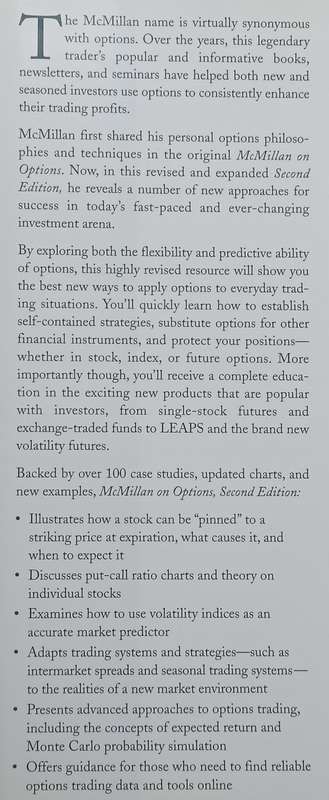 McMillan on Options (2nd Ed.) | Lawrence G. McMillan