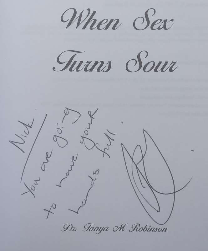 When Sex Turns Sour: A Book for Women About Sexual Health (Possibly Inscribed by Author) | Tanya ...