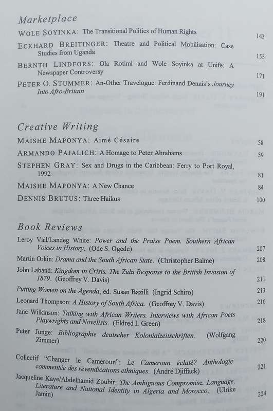 Voyages and Explorations: Southern African Writing | Geoffrey V. Davis