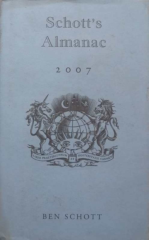 Schotts Almanac 2007 | Ben Schott