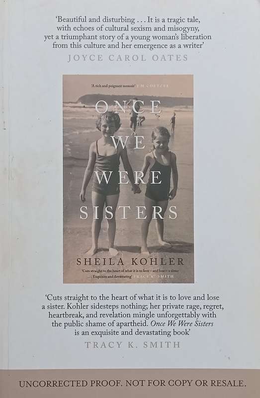 Once We Were Sisters (Proof Copy) | Sheila Kohler