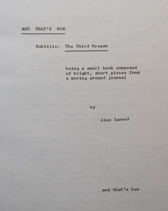 And That's How: The Third Beast | Alec M. Israel