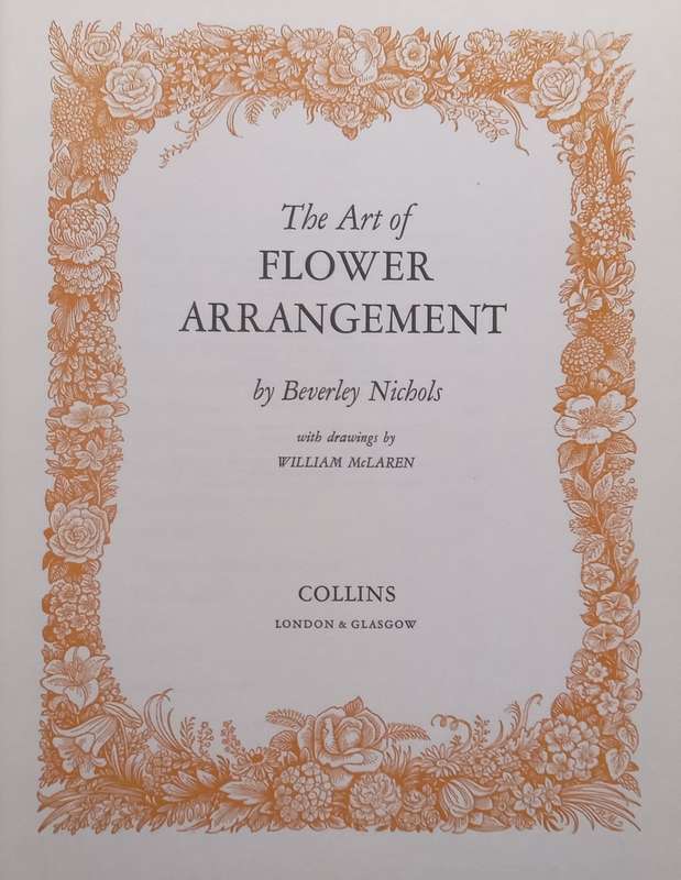 The Art of Flower Arrangement | Beverly Nichols